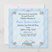 ストーリーブックフェアユタレプリンセスエレガントなウェディングパーティー 招待状 (正面)