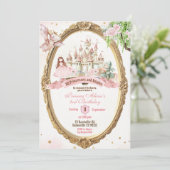 ストーリーブックフェアユタレプリンセス&ナイト誕生日 招待状 (スタンド正面)