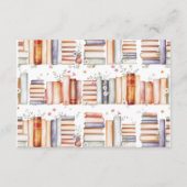 ストーリーブックフローラ推測キス数ブライダル エンクロージャーカード (裏面)