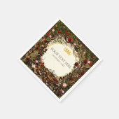 ストーリーブックプリンセスヴィンテージブリアバラパーティー スタンダードカクテルナプキン (角)