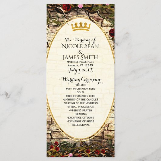 ストーリーブックプリンセス ヴィンテージ ブライア ローズ プログラム (正面)