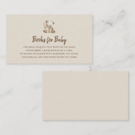 ストーリーブックベア |ベビー挿入用のブック エンクロージャーカード