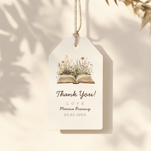 ストーリーブックベイビーシャワーのためのタグをお願いします ギフトタグ