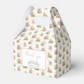 ストーリーブックベビーシャワーお気に入りボックスワイルドフラワーガール フェイバーボックス (正面サイド)