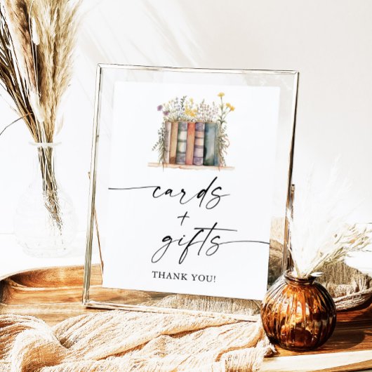 ストーリーブックベビーシャワーカード&ギフトサイン ポスター