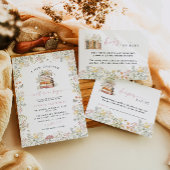 ストーリーブックベビーシャワー招待状ガールニューチャプター 招待状