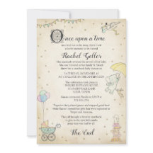 ストーリーブックベビーシャワー招待状