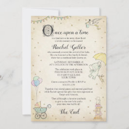 ストーリーブックベビーシャワー招待状 招待状