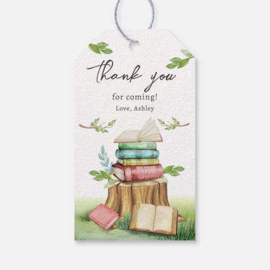 ストーリーブックベビーシャワー本新編 ギフトタグ (裏面)