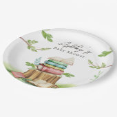 ストーリーブックベビーシャワー本新編 ペーパープレート (アングル)