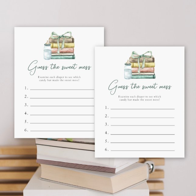 ストーリーブックベビーシャワー甘い混乱ゲームを推測 (クリエイターアップロード済み)