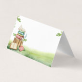 ストーリーブックベビーシャワー章フードラベルデコール 名刺 (裏面)