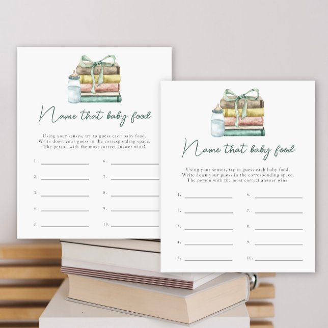 ストーリーブックベビーシャワー – そのベビー食品の名前 (クリエイターアップロード済み)