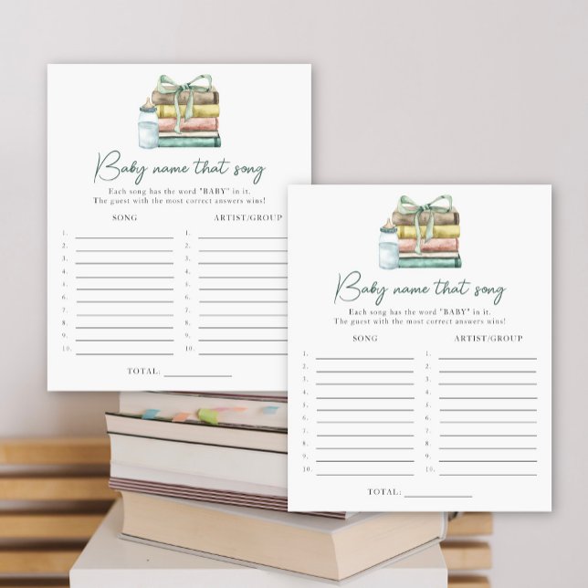 ストーリーブックベビーシャワー – その曲のゲームの名前 (クリエイターアップロード済み)
