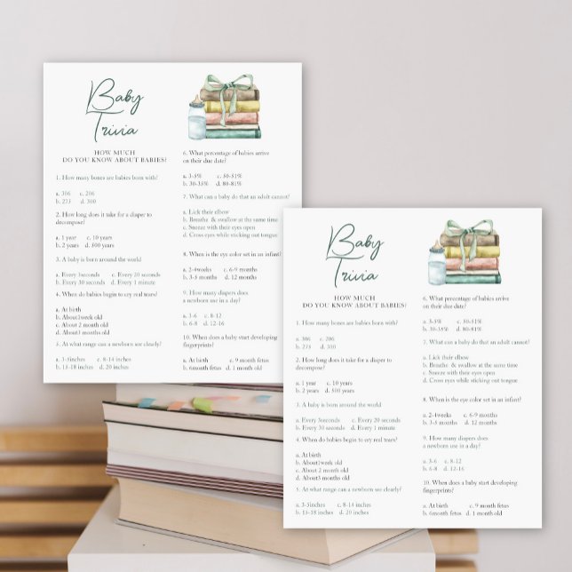 ストーリーブックベビーシャワー – ベビートリビアゲーム (クリエイターアップロード済み)