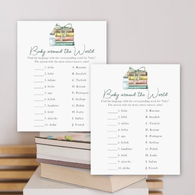ストーリーブックベビーシャワー – ワールドゲームの周りのベビー (クリエイターアップロード済み)