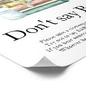 ストーリーブックベビーシャワー – 言わないベビー ポスター (角)