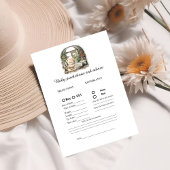 ストーリーブックベビー予測赤ちゃんシャワーゲームカード アドバイスカード