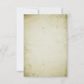 ストーリーブックページ |ヴィンテージおとぎ話ウェディングRSVP 出欠カード (裏面)