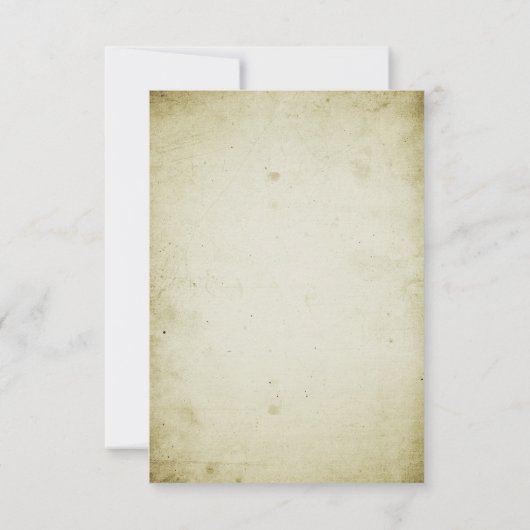 ストーリーブックページ |ヴィンテージおとぎ話ウェディングRSVP 出欠カード (裏面)