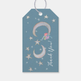 ストーリーブックムーンスター花ありがとう赤ちゃんシャワー ギフトタグ