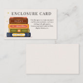 ストーリーブックライブラリブライダルシャワー エンクロージャーカード (正面/裏面)