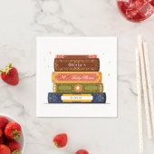 ストーリーブックライブラリーから次の章へ赤ちゃんシャワー スタンダードカクテルナプキン (インサイチュ)