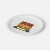 ストーリーブックライブラリーから次の章へ赤ちゃんシャワー ペーパープレート (アングル)