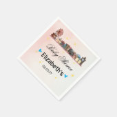 ストーリーブックライブラリー次章赤ちゃんシャワー スタンダードカクテルナプキン (角)