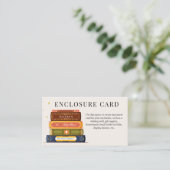 ストーリーブックライブラリ赤ちゃんシャワー エンクロージャーカード (スタンド正面)