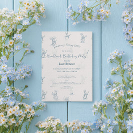 ストーリーブックリトルバニーピーター1st誕生日 招待状