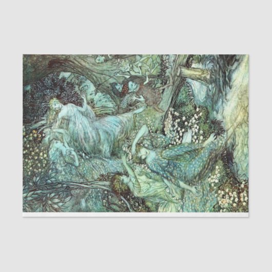 ストーリーブックレディースヴィンテージ切り離しティッシュペーパー 薄葉紙 (正面)