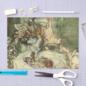 ストーリーブックレディース2ヴィンテージ切り離しティッシュペーパー 薄葉紙 (クラフト)