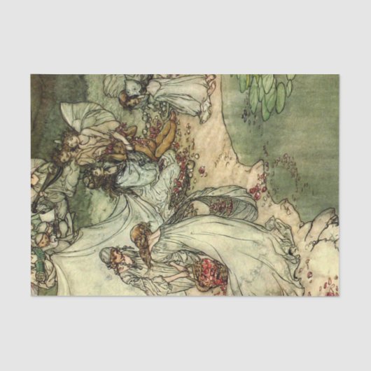 ストーリーブックレディース2ヴィンテージ切り離しティッシュペーパー 薄葉紙 (正面)