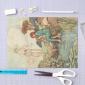 ストーリーブックレディ入浴ヴィンテージ切り離し 薄葉紙 (クラフト)