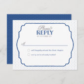 ストーリーブックロマンスの応答カード 出欠カード (正面/裏面)