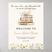 ストーリーブックワイルドフラワーウェルカムブライダルシャワー ポスター (正面)