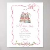 ストーリーブックヴィンテージピンクボウ桃佐バー ポスター (正面)