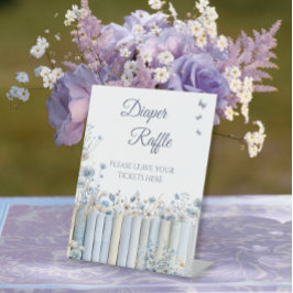 ストーリーブック優美な霧の本棚フローララッフルサイン 台座サイン