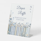 ストーリーブック優美な霧の本棚フローララッフルサイン 台座サイン (正面)