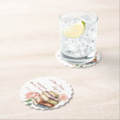 ストーリーブック新しいチャプターブライダルシャワーの好意 ペーパーコースター (インサイチュ)