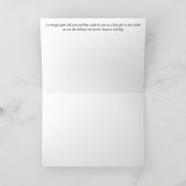 ストーリーブック紙ドール、グリーティングカード カード (内部)