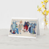 ストーリーブック紙ドール、グリーティングカード カード (黄色い花)