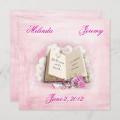 ストーリーブック結婚式招待状 招待状 (正面/裏面)