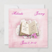 ストーリーブック結婚式招待状 招待状 (正面)