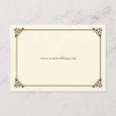 ストーリーブック結婚Fairytaleの挿入カード – ティール（緑がかった色） エンクロージャーカード (裏面)