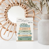 ストーリーブック誕生日新しい章が始まる 招待状