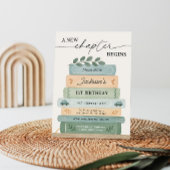 ストーリーブック誕生日新しい章が始まる 招待状