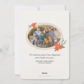 ストーリーブック2フォトクリスマス シーズンカード (裏面)