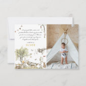 ストーリーブック |ウッドランドフォレスト |写真ありがとう サンキューカード (正面)